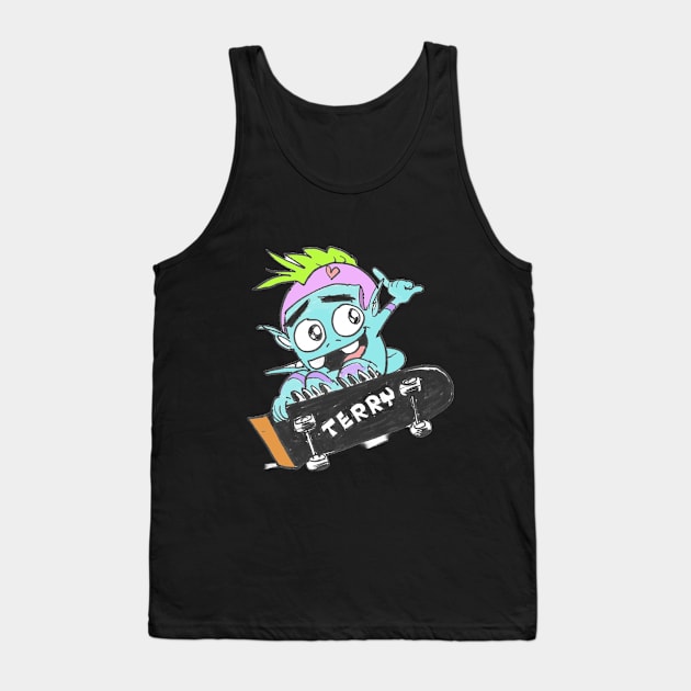 Terry T-shrit Tank Top by Kam Komics 